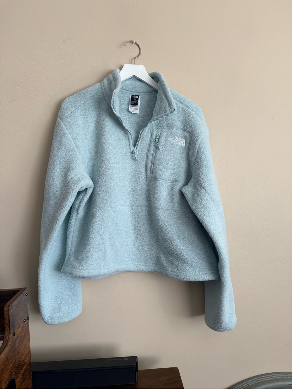 The North Face Women’s Yumiori Quarter Zip Fleece Jacket Muted Pine Large